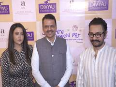 
      
      Fadnavis, wife join Aamir for Sitaare Zameen Par’s screening
      
      