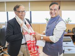 
      
      Assam CM meets Chairman of 16th Finance Commission
      
      