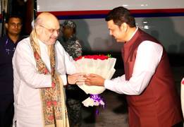 
      
      Amit Shah arrives in Pune for two-day Maharashtra visit 
      
      