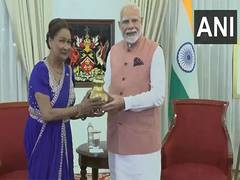 PM Modi’s gift to Trinidad & Tobago PM: Holy water from Mahakumbh