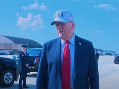 
      
      Trump says 