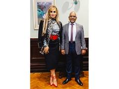 
      
      Dr. Rasha Kelej Meets Mauritius President
      
      