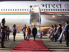 
      
      PM Modi lands in Argentina, to hold talks with President Milei
      
      