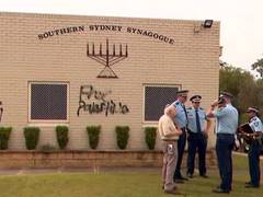 
      
      Synagogue door set ablaze, Israeli restaurant attacked 
      
      
