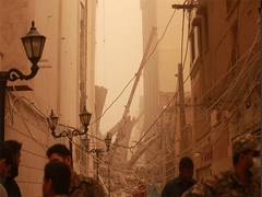 
      
      12 die after Karachi building collapse
      
      