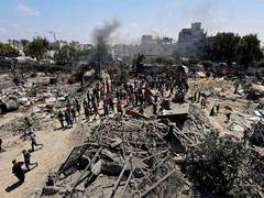 
      
      At least 47 Palestinians killed in Israeli strikes
      
      