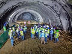 
      
      Maharashtra: Mumbai-Ahmedabad bullet train project in full swing
      
      