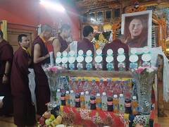 
      
      Monks mark Dalai Lama's 90th birthday 
      
      