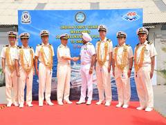 
      
      Japan Coast Guard ship ‘Itsukushima’ arrives in Chennai 
      
      