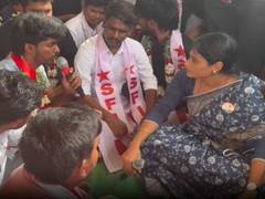 
      
      Andhra: YS Sharmila slams Jagan, Avinash Reddy over COA row
      
      