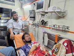 
      
      JNUSU president hospitalised amid ongoing hunger strike
      
      