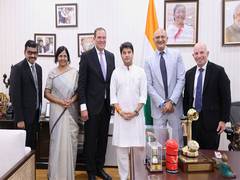 
      
      Scindia met Cisco global head; calls for innovations, investments
      
      