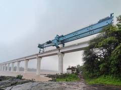 
      
      Mumbai-Ahmedabad Bullet Train Corridor: River bridge completed
      
      