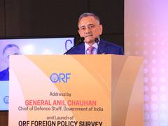 
      
      CDS Gen Anil Chauhan launches ORF’s Foreign Policy Survey 2024
      
      