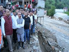 
      
      Himachal Pradesh: CM and LoP jointly inspect the disaster
      
      