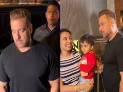 
      
      Salman Khan attends Sangeeta Bijlani’s birthday bash in Mumbai
      
      