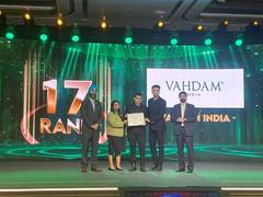 
      
      VAHDAM® India Ranks 17 on India's Great Mid-size Workplaces 2025
      
      