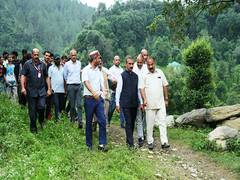 
      
      Himachal CM Sukhu visits disaster-hit villages in Nachan
      
      