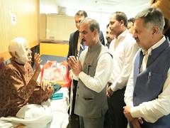 
      
      Himachal Pradesh CM Sukhvinder Singh Sukhu visit AIIMS Bilaspur
      
      