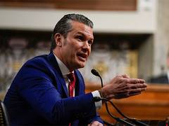 
      
      GOP senators seek probe into Hegseth’s Ukraine aid freeze
      
      