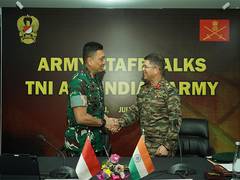 
      
      India-Indonesia Army Staff talks conclude in Bali
      
      