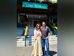 
      
      Lara Dutta, Mahesh Bhupathi spotted at Wimbledon
      
      