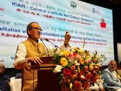 
      
      Shivraj Chouhan chairs meeting aimed at boosting cotton prod
      
      