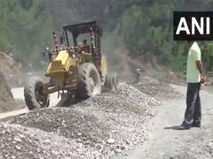 
      
      J-K: Construction work on Budhal–Mahore–Gool road in full swing
      
      