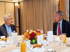 
      
      Jaishankar reviews progress of PM Modi’s earlier Singapore visit
      
      