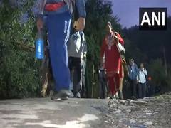 
      
      12th batch of devotees departs for Amarnath Yatra from Pahalgam
      
      