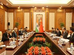 
      
      Jaishankar holds talks with Chinese counterpart
      
      