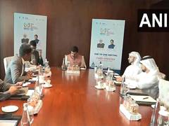 
      
      Madhya Pradesh CM Mohan Yadav holds investment talks with DP...
      
      