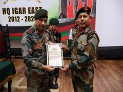 
      
      DG Assam rifles visits HQ IGAR (East) on its 14th Raising Day
      
      