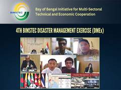 
      
      India hosts 4th BIMSTEC Disaster Management Exercise for cyclones
      
      