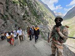 
      
      Amarnath Yatra suspended for today due to incessant rain
      
      