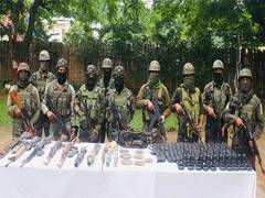 
      
      Arunachal: Security forces recover huge cache of arms, ammunition
      
      