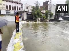 
      
      Ana Sagar lake overflows in Ajmer due to incessant rain
      
      