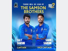 
      
      Samson Brothers to lead Kochi Blue Tigers
      
      