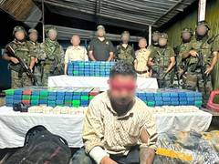 
      
      Assam Rifles along with Manipur police recover heroin in Manipur
      
      