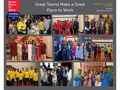 
      
      Courtyard by Marriott Mumbai  Earns ‘Great Place To Work’ 
      
      