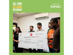 
      
      GNC India Crowns All Play No Work Internship Champion
      
      