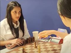 
      
      Divya Deshmukh defeats Harika Dronavalli 
      
      