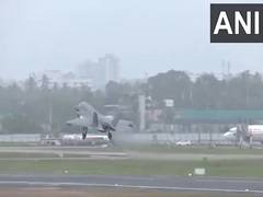 
      
      British Navy's F-35 fighter jet leaves Thiruvananthapuram Airport
      
      