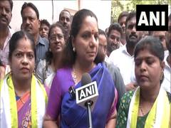 
      
       K Kavitha hits out at BJP-Congress
      
      