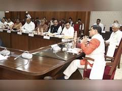
      
      MP: CM Mohan Yadav chairs cabinet meeting
      
      