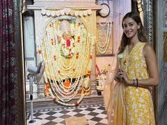 
      
      In pics: Ananya Panday visits Kale Hanuman Ji Mandir
      
      