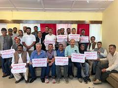 
      
      Himachal apple growers body protests tree cutting, land eviction
      
      