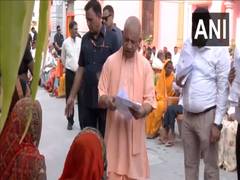 
      
      Uttar Pradesh CM Yogi Adityanath holds Janta Darshan
      
      