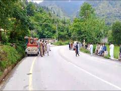 
      
      Transporters protest in PoJK’s Jhelum valley 
      
      