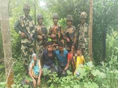 
      
      Meghalaya: BSF apprehends five Bangladeshi nationals near IB
      
      